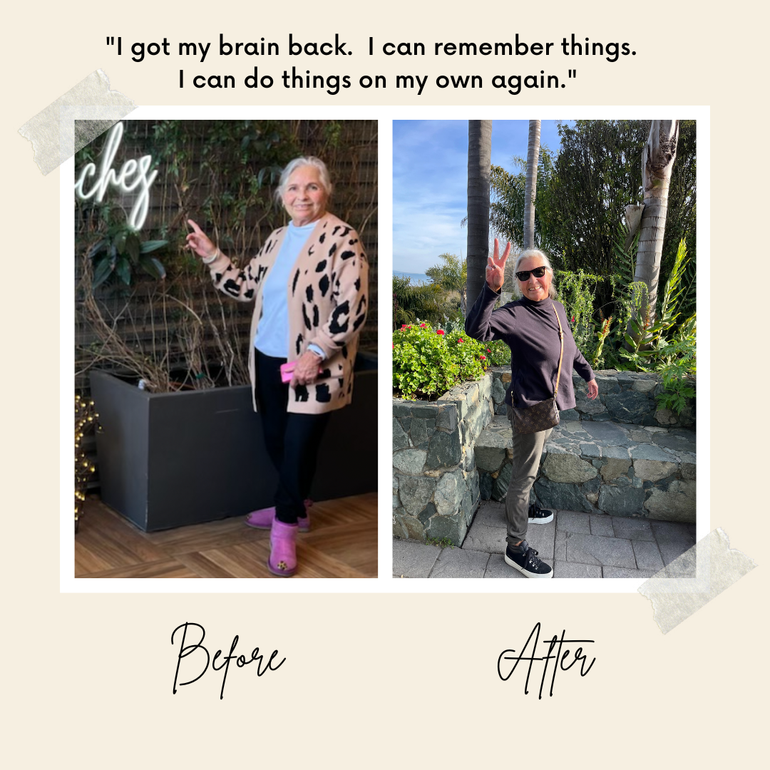 Cyd — before and after working with Systems That Heal